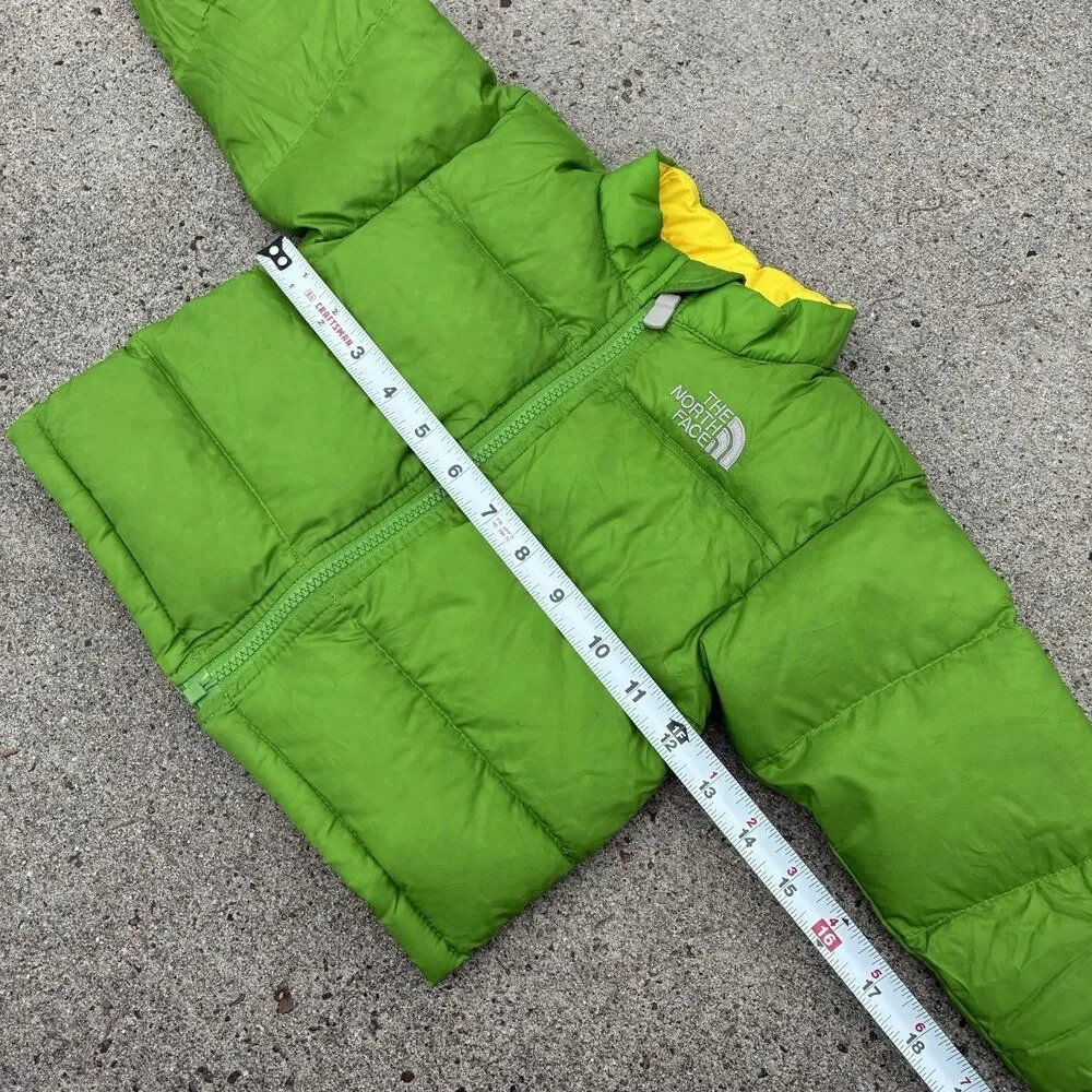 The North Face Infant 6-12M 550 Down Puffer Green Ninja Turtle